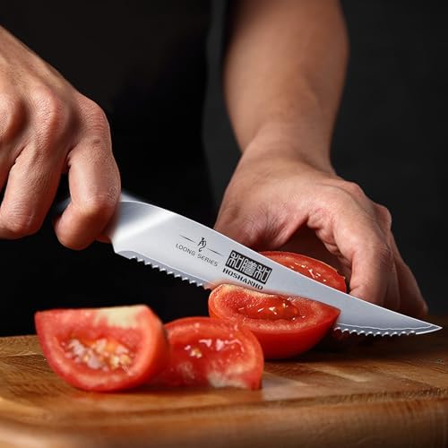 HOSHANHO 5 inch Tomato Knife, Ultra Sharp Japanese Tomato Slicer Knife - Image 5