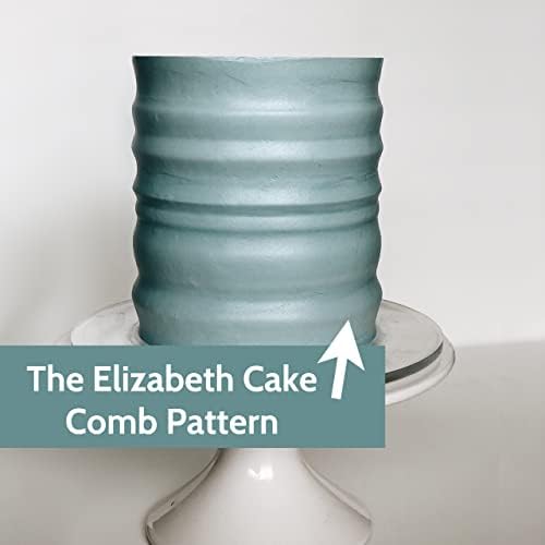 CAKESAFE Essential Cake Decorating Acrylic Disk Kit - 3 Sets - Round 5.25”, 7.25” and 9.25" Disk Sets (2 disks per size), 2-8" Icing Scrapers with 1 Scraper Edge and 3 Cake Comb Patterns - Image 5