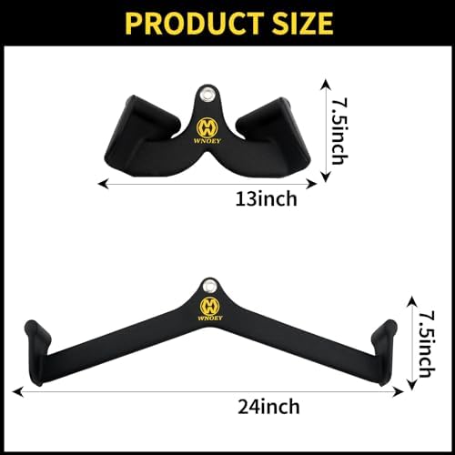 LAT Pulldown Attachment,Back Tricep Bar Strength Training,Handle Grips LAT Pull Down Bar Press Down Exercises,Cable Machine Accessories, Cable Back Attachments for Home Gym - Image 2