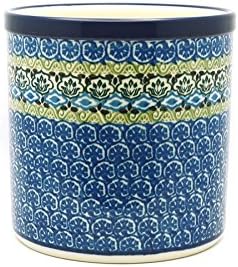 Polish Pottery Utensil Holder - Tranquility by Polish+Pottery+Gallery