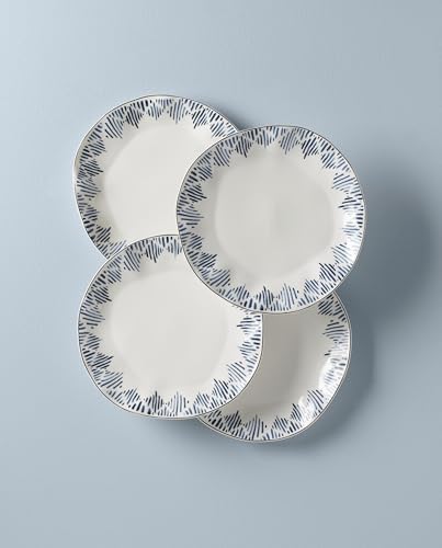 Lenox Blue Bay 4-Piece Set Dinner Plates, 6.45 LB, White - Image 4