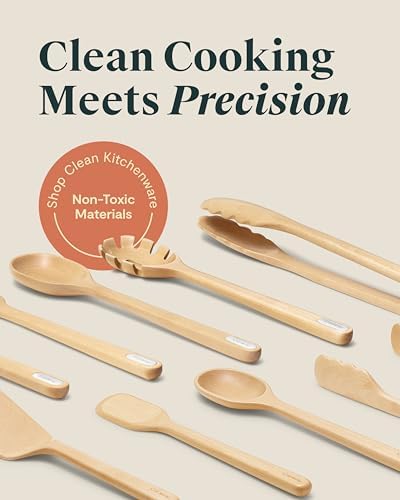 Caraway 9-Piece Wooden Kitchen Utensils Set for Cooking - Image 2