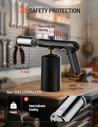 ThermoMaven Propane Torch Gun, One-Touch Max Fire Flame Thrower, Black - Image 2
