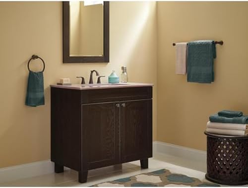 Delta Faucet 73824-RB Lahara Towel Bar, 24", SpotShield Venetian Bronze - Image 4