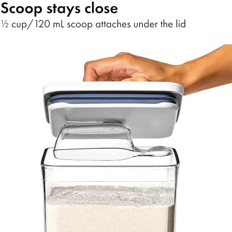 OXO Good Grips 2-Piece Prelabeled POP Container Set with Scoop - Image 4