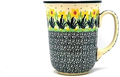 Polish Pottery Mug - 16 oz. Bistro - Daffodil - Image 2