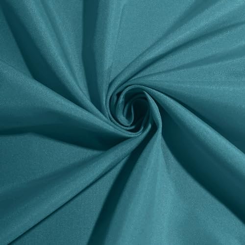 Balsa Circle 100 pcs 17-Inch Peacock Teal Polyester Table Napkins Reusable Washable Wedding Party Dinner Linens Tableware Supplies - Image 3