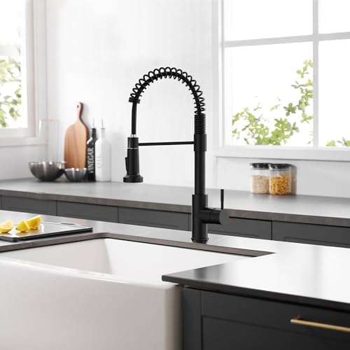 GIMILI Black Kitchen Faucet with Pull Down Sprayer - Image 6