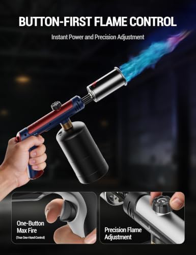 ThermoMaven Propane Torch Gun, One-Touch Max Fire Flame Thrower - Image 3