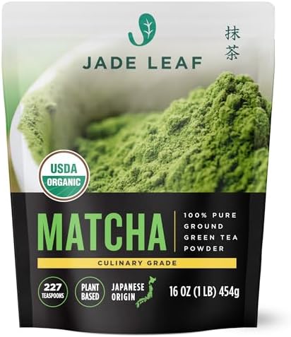 Jade Leaf Matcha Powder, Organic Culinary Grade, 454g / 16oz by JadeLeafMatcha