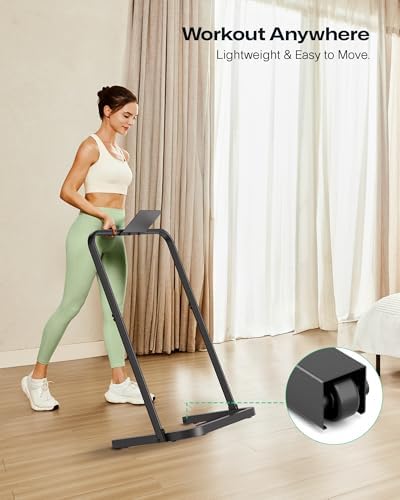 UREVO Walking Pad Handle Bar Only, Universal Compatible for Walking Pads 23.6'' Wide, Transform WalkingPad Into a Treadmill in Seconds, Easy Moving with Wheels, Quick Assembly, Sturdy Design - Image 5