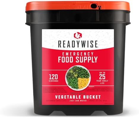 READYWISE Emergency Food Survival Supply Vegetables Bucket, 120 Servings - Image 3