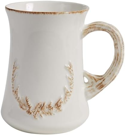 Park Designs Antler Mug Set of 4, Ivory - Image 2
