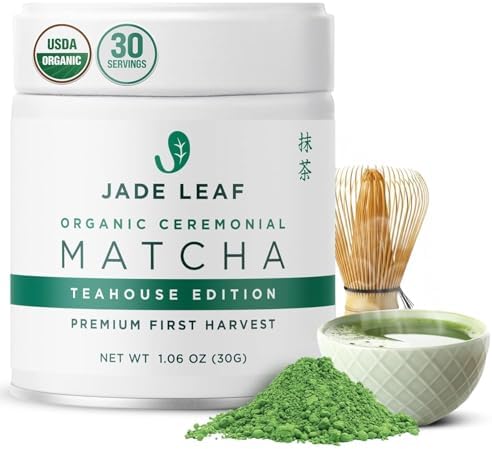Jade Leaf Ceremonial Grade Matcha Powder, 30g / 1.06oz Tin by JadeLeafMatcha