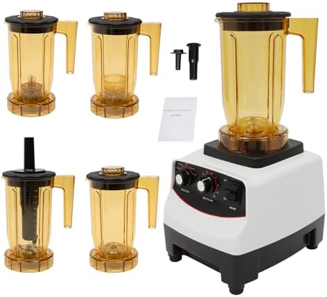 Bubble Tea Machine, 1200ml Multifuction Blender Tea Maker Machine 1800W Smoothie Blender 10 Gears Adjustable Speed Coffee Iced Tea Maker for Making Smoothies, Shakes, Pureed Fruit Juices by awolsrgiop