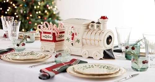 Lenox Holiday Train Porcelain 5-Piece Christmas Serving Set - Image 5
