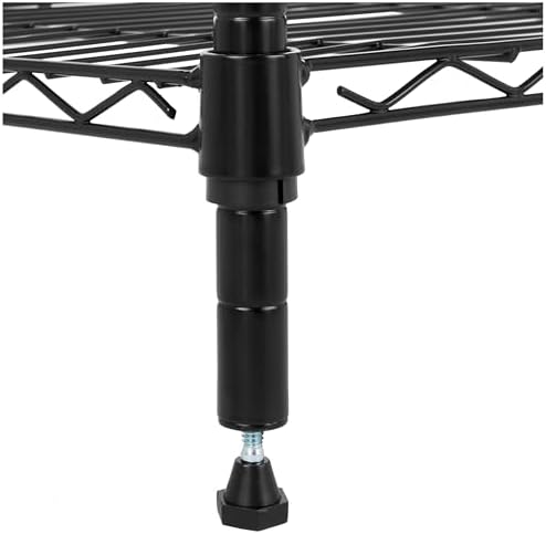 Amazon Basics 5-Shelf Tower Adjustable Storage Shelving Unit for Garage, Rust-Resistant Steel, 150 lbs Per Shelf, 16"W x 16"D x 54"H, Black - Image 4