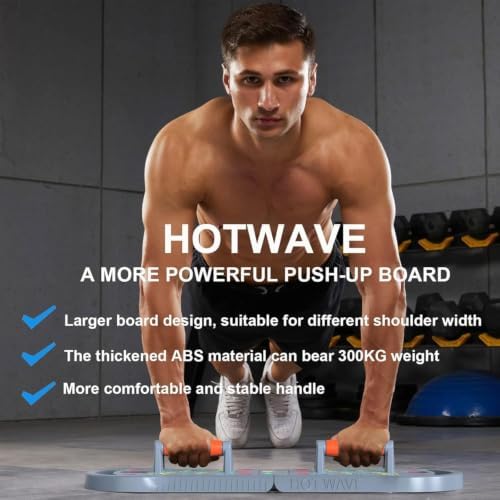 HOTWAVE Push Up Board, Portable PushUp Board, Foldable 20 in 1 Push Up Bar - Image 5