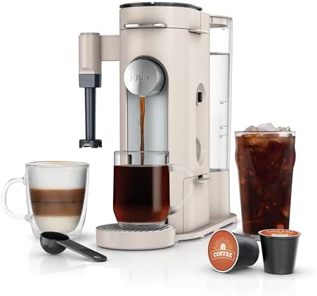 Ninja Pod & Grounds, XL Coffee Maker, K-Cup Compatible, Stone, PB055AST by Unknown