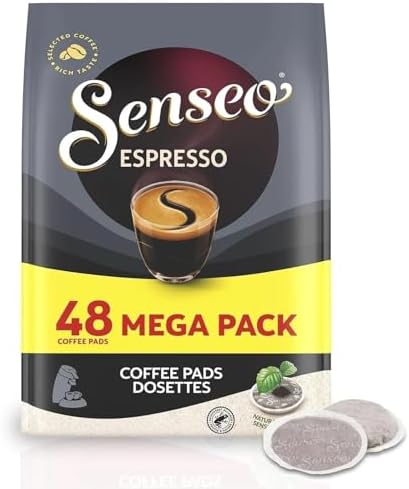 Senseo Espresso Coffee Pods - 48 Count - Powerful & Aromatic Dark Roast by Senseo
