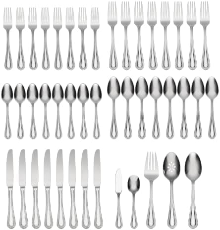 Oneida Countess 45-Piece 18/0 Silverware Set for 8, Flatware - Image 2