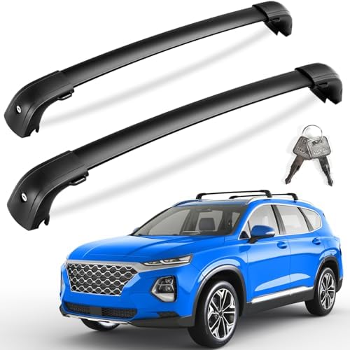 KINGGERI Roof Rack Cross Bars for 2019-2023 Hyundai Santa Fe & Hybrid by KINGGERI
