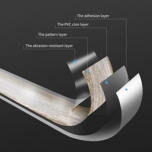 Art3d 36-Pack Peel and Stick Vinyl Floor Tiles (54 Sq.Ft), Old Wood - Image 6