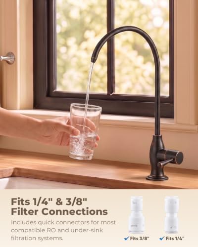 WEWE Drinking Water Faucet Vintage Design, Non-Air Gap, Oil Rubbed Bronze - Image 4