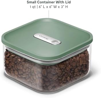 Caraway 1 qt Glass Airtight Food Storage Container with Lid - Image 3