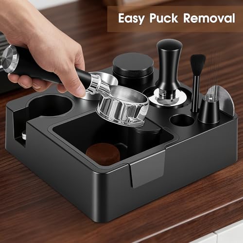 Reoszeank 54mm Espresso Accessories Kit, Tamping Station, Knock Box, Tamper - Image 6