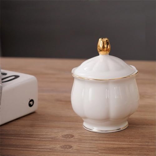 fanquare 15 Pieces Simple White English Ceramic Tea Sets,Tea Pot,Bone China Cups Without Metal Holder,Matching Spoons,Afternoon Tea Set Service Coffee Set - Image 5