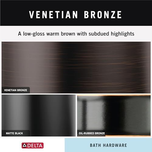 Delta Faucet 73824-RB Lahara Towel Bar, 24", SpotShield Venetian Bronze - Image 5