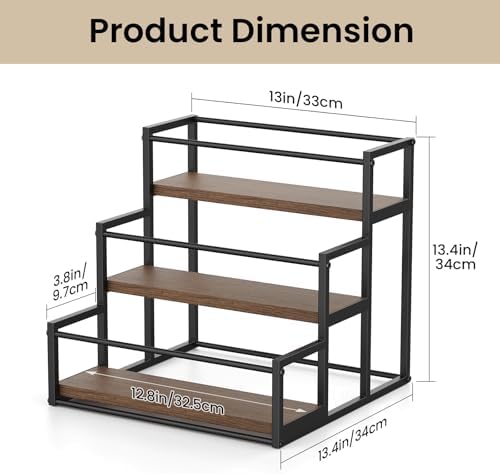 THYGIFTREE 3 Tier Liquor Bottle Display Shelf - Image 3