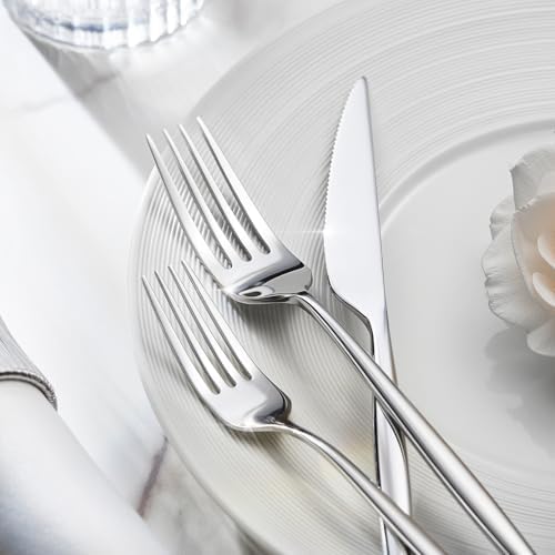 18/10 Silverware Set for 6, 30 Piece Stainless Steel Flatware Cutlery Set - Image 5