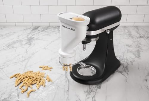 KitchenAid Ksmpexta Gourmet Pasta Press Attachment with 6 Interchangeable Pasta Plates,White,(Pack of 2) - Image 6
