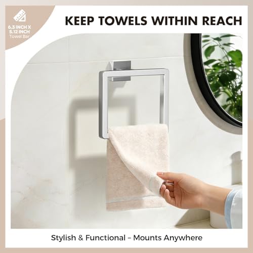 15-Pieces Brushed Nickel Bathroom Accessories Set, 24 Inch Towel Bar Set - Image 3