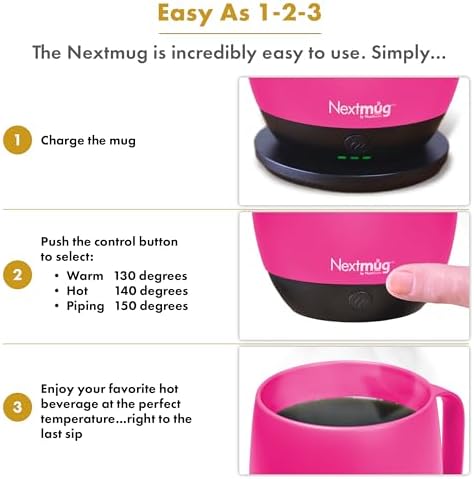 Nextmug - Temperature-Controlled, Self-Heating Coffee Mug - Image 4