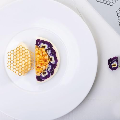 Pavoni GG047 Honeycomb Baking Mold Freezing Mould with 8 Cavities, each 2.66 Inch x 2.38 Inch x 0.08 Inch High - Image 6
