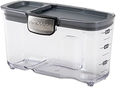Progressive International ProKeeper+ 3-Piece Clear Plastic Modular Airtight Pantry Cereal Food/Snack Kitchen Storage Organization Container Canister Set - Image 2