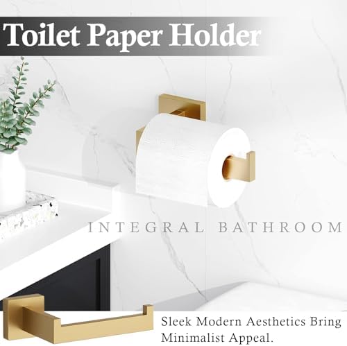 20-Piece Brushed Gold Bathroom Accessories Set 23.6 Inch Towel Bar Set. - Image 5