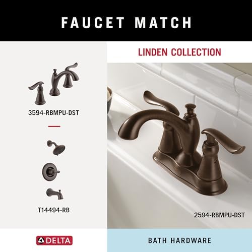 Delta Towel Rack | 24 Inch Venetian Bronze Towel Bar for Bathroom, Kitchen | Linden Accessories - Image 6
