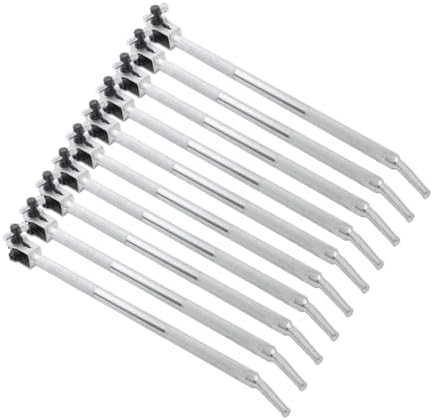 Mytee Products 10 Pack 39.5" Standard Ratcheting Winch Bar for Flatbed Trailer - Chrome Carbon-Steel Ratchet Winch Bar with Non-Slip Handle & Slip Resistant Tip for Secure Operation by MyteeProducts