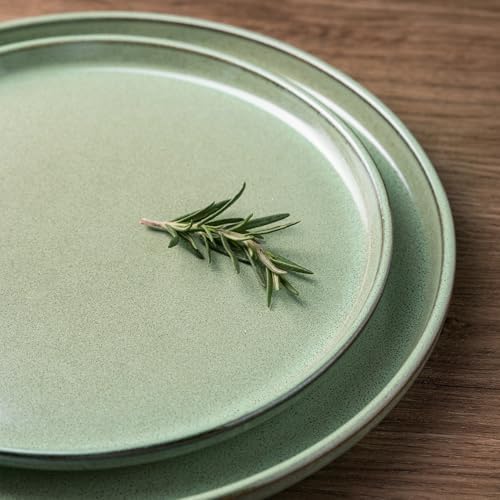 GBHOME Dinnerware Sets for 8, 24 Pieces Ceramic Plates and Bowls Set - Image 2