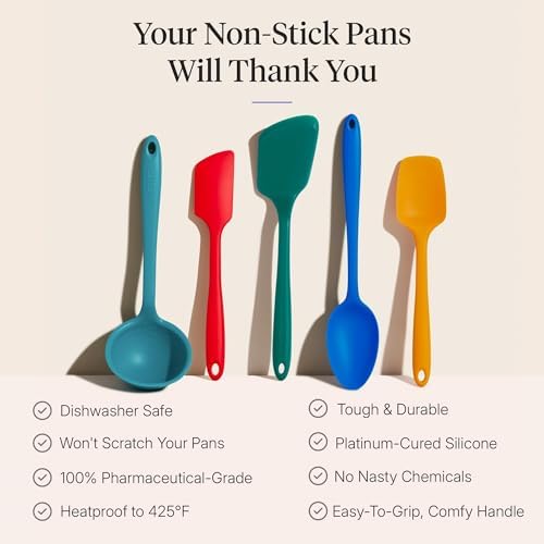 GIR: 5-Piece Silicone Ultimate Kitchen Utensils Set – Madrid - Image 4