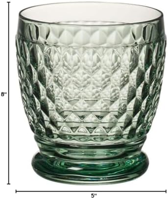 Villeroy & Boch Boston Old-Fashioned Glasses Set of 4, Green - Image 5