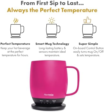 Nextmug - Temperature-Controlled, Self-Heating Coffee Mug - Image 2