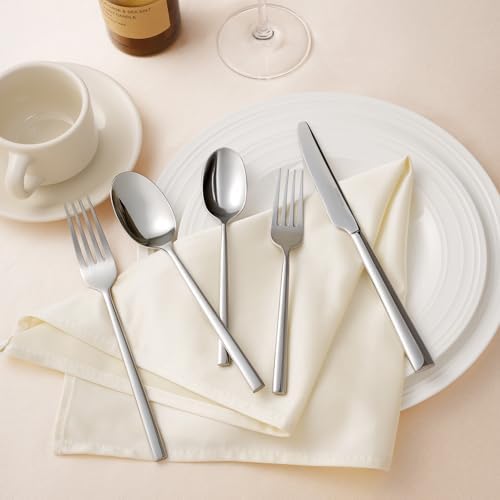 Silverware Set for 12, 60-Piece 18/0 Stainless Steel Flatware Cutlery Set - Image 6