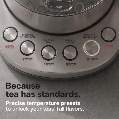 Viante Alba Electric Tea Kettle With Infuser, No Plastic, 1.5L - Image 4