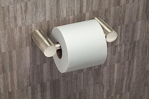 Moen Align Brushed Nickel Pivoting Wall Mounted Modern Toilet Paper Holder, YB0408BN - Image 2