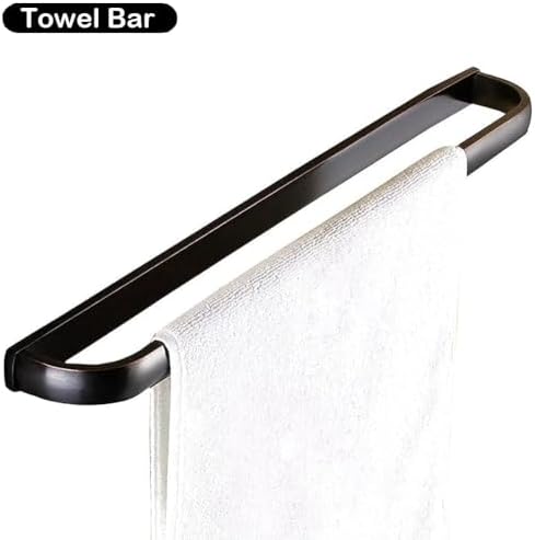 WINCASE Bronze Bathroom Accessories, Oil Rubbed Towel Bar Set 24 Inch, Hardware 4 Pieces ORB Towel Rod Toilet Paper Holders Robe Hook Wall Mounted - Image 5